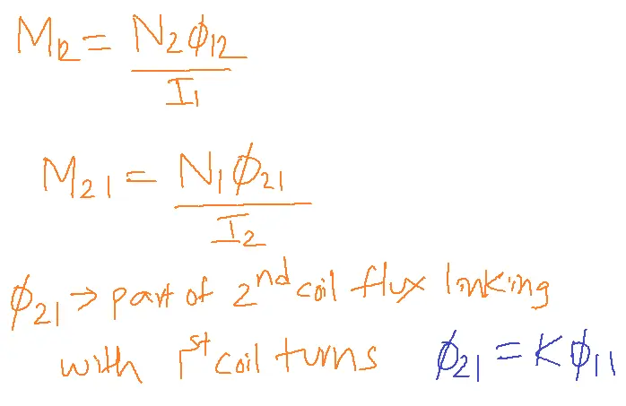 mutual inductance formula